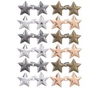 Healeved 10pièces Boutons Étoiles pour Jeans Amples Pinces de Serrage Réglables Ajusteurs Couture pour Pantalons et Jupes