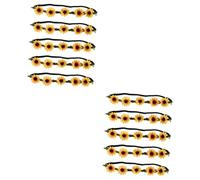 Healeved 10pièces Couronne De Fleurs De Tournesol Hawaïenne Bandeau Floral Pour Fête à Thème Tropical Élégance Boho Accessoire Pour Événements Plage Jaune