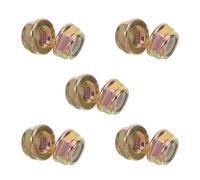 Healeved 10pièces Écrous à Filetage Inversé pour Tondeuse Compatible Fixation Lame Débroussailleuse avec Boîte de Vitesses Vis de Retenue Lame pour Accessoires Tondeuse Gazons