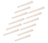 Healeved 12 Baguettes Décoratives Festonnées en Bois Brut Non Finition 40 CM X 4 CM X 25 MM pour Moulures de Porte Encadrements Muraux et Projets DIY de Décoration Intérieure