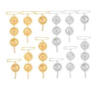 Healeved 12 Ensembles Graduation Tassel Memorial Photo Charms Class Of With Brooches For Cap And Gown Ceremony Keepsake Decoration