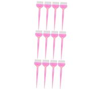Healeved 12 Pièces brosse à cheveux hair charms hair toppers styliste brosse peigne de pour les cheveux de coloration des x pour pinceau outils de coiffure abdos rose