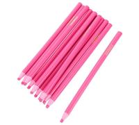 Healeved 12 Pièces Crayons à Marquer à Cire Pelables pour Couture et Marquage Polyvalent sur Porcelaine et Céramique, Papier Facile à Décoller, Couleur Rose pour Fournitures Scolaires