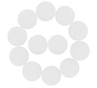 Healeved 12 Pièces Diffuseur Rond Anti-éblouissement pour Photographie et Bureaux Installation sans Outil Distribution Uniforme de Lumière pour Spots Encastrés LED en PC Blanc