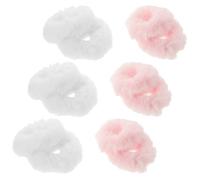 Healeved 12 Pièces Élastique à Cheveux Duveteux, Bandeau en Fourrure Synthétique, Accessoire Capillaire pour Filles et Femmes, Confortable, Minimise la Traction, pour Sorties Décontractées