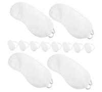 Healeved 12 pièces Masques de Sommeil Polyester Cache-yeux Léger et Respirant Protection Oculaire Portable Anti-lumière pour Voyage et