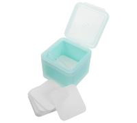 Healeved 120 Pièces Coton Démaquillant Hydrogel Carré et Rond Blanc, Forme Précise Épousant le Contour, Libération Continue D'essence, pour Hydratation Rapide et Soin du Visage