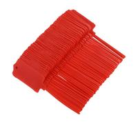 Healeved 120 Pièces Étiquettes pour Attaches de Câble en Pp Rouge, Résistantes