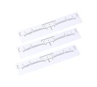 Healeved 120 Pièces Outils De Mise En Forme Des Sourcils Règle De Guidage Des Sourcils Pochoir De Règle De Sourcil Mini Pied à Coulisse Outil De Mesure Des Sourcils Mini Outil De Mesure