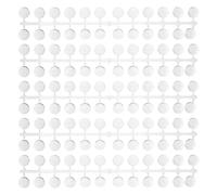 Healeved 120 Pièces Présentoir à Ongles Rond en Plastique Base Plate Stable pour Manucure, Nuancier de Vernis à Ongles Autonome, pour Salon de Manucure et Entraînement