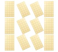 Healeved 12feuilles Étiquettes Autocollantes Renforts de Trou Transparentes pour Protection et Réparation de Papier à Anneaux Fournitures Scolaires et Bureau
