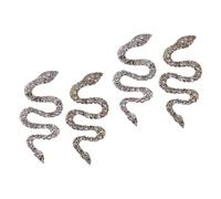 Healeved 12pièces Décoratifs Forme De Serpent Pour Manucure Accessoires Strass Pour Nail Art Éléments De Décoration Élégants Pour Et Téléphones
