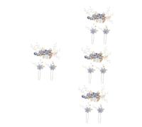 Healeved 12pièces Épingles à Cheveux Fleur Design Pour Mariage Accessoires Élégants Et Décoration De Cheveux Pour Événements Spéciaux Et Célébrations