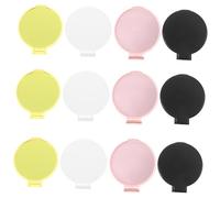 Healeved 12pièces Miroir De Maquillage Rond Pliable Miroir Cosmétique Portable De Poche pour Filles Et Femmes