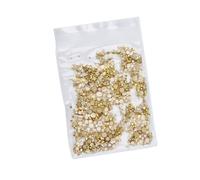 Healeved 1440 Pièces Strass en Strass Or pour Décoration D'ongles Accessoires Nail Art pour Manucure Faite Maison Design Élégant et Chic