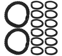 Healeved 15 pièces Élastiques Épais sans Bandes Élastiques à Haute Élasticité pour sans Accessoires Filles et Hommes