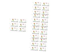 Healeved 150pièces Pinces à Cheveux Fleurs Simulées Pour Filles Accessoires Créatifs De Coiffure Avec Design De Plantes Adorables