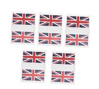 Healeved 15ensembles Autocollants De Visage Drapeau Britannique De Décalcomanies Temporaires Pour Supporter Votre Équipe Lors Des De Football Autocollants De Pays Étanches Et Faciles à