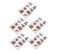 Healeved 15ensembles Autocollants Temporaires De Visage Pour Fans De Football De Délicats Et Décoratifs Stickers De Soutien Patriotique Pour Événements Sportifs