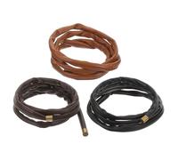 Healeved 15pièces Braid Hairbands Élastiques à Cheveux Pour Femmes Et Filles Accessoires De Coiffure Foncé Pour Divers Styles Et Événements