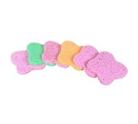 Healeved 15pièces Éponges Nettoyantes pour Visage Pâte de Bois Naturelle Outil de Démaquillage Absorbent le Sébum et Unifient le Teint Couleur Aléatoire