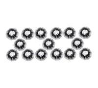 Healeved 15pièces Filets à Cheveux Élastiques Snood Pour Danse Classique Accessoire Invisible Noir Parfait Pour Performances De Ballet