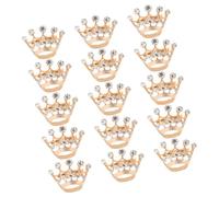 Healeved 15pièces Lot de Broches Couronne Badges à Épingler pour Vêtements Accessoires Décoratifs pour Femmes