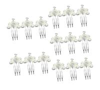 Healeved 15pièces Peigne à Cheveux Et De Accessoires De Mariage Peignes Décoratifs Pour Chignon Et Coiffure De Mariée