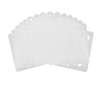 Healeved 16 Pochoirs de Peinture Ajourés Saint-valentin, 16 Pièces, Modèles DIY en Plastique Réutilisable, Pochoirs Lettres Creuses pour Loisirs Créatifs et Décoration Festive