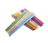 Healeved 16pièces Cônes De Bougies Auriculaires Cire Pour Nettoyage De Cire Oreille Parfumé Et Aromatique Blanc Jaune Orange Rose Vert Bleu Ciel Et Marron