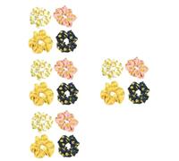 Healeved 16pièces Élastiques à Cheveux Avec Motifs Ananas Accessoires De Coiffure Pour Filles Et Femmes Idéals Pour Ponytails Et Chignons