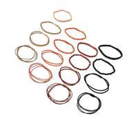 Healeved 16pièces Élastiques à Cheveux De Accessoires De Coiffure Pour Filles Et Femmes Parfaits Pour Chignons Queues De Cheval Et Tresses Couleurs Classiques Et Polyvalentes