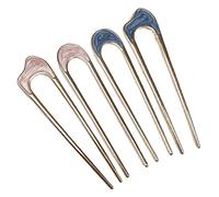 Healeved 16pièces Épingles à Cheveux Forme De Élégants Pour Chignons Et Variées De Bleu Rose