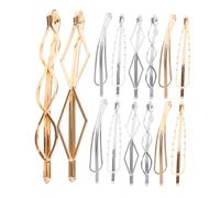 Healeved 16pièces Épingles à Cheveux Métalliques Pour Accessoires De Mariage Clips à Cheveux Élégants Pour Chignons Et Délicates