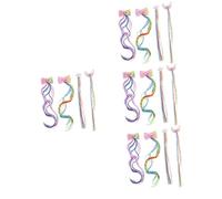 Healeved 16pièces Extensions De Cheveux Colorés Pour Accessoires De Cheveux Clip Mix De Couleurs Pour Fêtes Et Cosplay