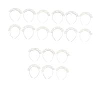 Healeved 18 Pcs bandeau joyeux anniversaire chapeaux d'anniversaire adultes bandeau strass accessoire fete birthday decoration couronne d'anniversaire pour femme casque d'anniversaire