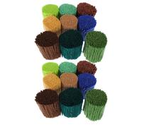Healeved 18 Pelotes de Fil à Crocheter Prédécoupé en Acrylique pour Tapis DIY Assortiment 18 Pièces Couleurs Variées pour Couture Tricot et Loisirs Créatifs