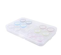 Healeved 1ensemble Étui De Rangement Pratique pour Lentilles De Contact Boîte De pour Lentilles Accessoire pour Utilisateurs Design Simple Et Fonctionnel pour Usage Maison Ou Déplacement