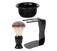 Healeved 1ensemble Kit De Rasage Complet Avec Blaireau Bol Et Support Acrylique Outils De Toilettage Pour Pour Entretien Pratique Barbe Et Portable
