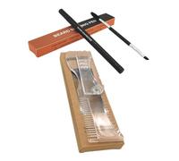 Healeved 1ensemble Outil De Taillage De Barbe Guide De Rasage Brosse à Barbe Stylo De Dessin Pratique Pour Entretien Parfait
