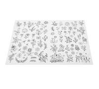 Healeved 1feuille Stabilisateur Hydrosoluble pour Broderie à Coudre Autocollant Facile à Déchirer Lavable Accessoires pour Couture Manuelle et Travaux de Broderie DIY