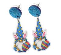 Healeved 1Paire Boucles Oreilles Gnome pour Accessoire de Pâques Parfaits pour Toutes Occasions Festives
