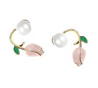 Healeved 1Paire Boucles Oreilles Goujons Pour Tulipes Délicates Boucles Oreilles à Fleurs Accessoires Élégants Pour Styles Parfaites Pour Offrir