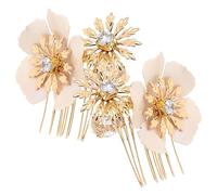 Healeved 1paire Peigne De Mariage Avec Strass Accessoire De Cheveux Élégant Pour Mariée De Peignes à Cheveux Pour Mariage Et Événements Spéciaux