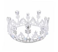 Healeved 1pièce Couronne Garçon Fille Brillante Cristal Accessoire De Fête Anniversaire Pour Filles Headdress Élégant Pour Photos