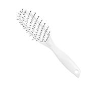 Healeved 1pièce Peigne De Massage Plastique Courbé Pour Coiffure Accessoire De Et Blanc