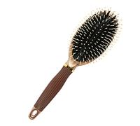 Healeved 1pièce Peigne Démêlant Anti-statique Plastique Avec Poignée Brosse à Cheveux Ovalisée Poils De Sanglier Pour Massages Cérébraux Et Démêlage