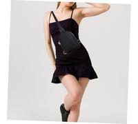 Healeved 1Pièce Sac à Bandoulière Femme PU Multifonctionnel Sac de Élégant pour Voyage Shopping et Design à Double Poche et Sangle Ajustable Sacoche Pratique Cuir