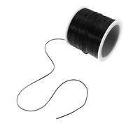 Healeved 1rouleau Fil Élastique Transparent Pour Extensions De Cheveux Et Bijoux Corde De Sans Marque Pour Diy Et Invisibles Noir