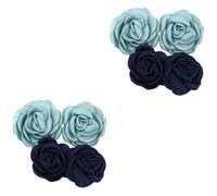 Healeved 2 Ensembles Fleurs Décoratives Pour Chaussures De Camélia Nilo Accessoires De Décoration De Chaussures Pour Diy Et Bricolage 2 Paires*2